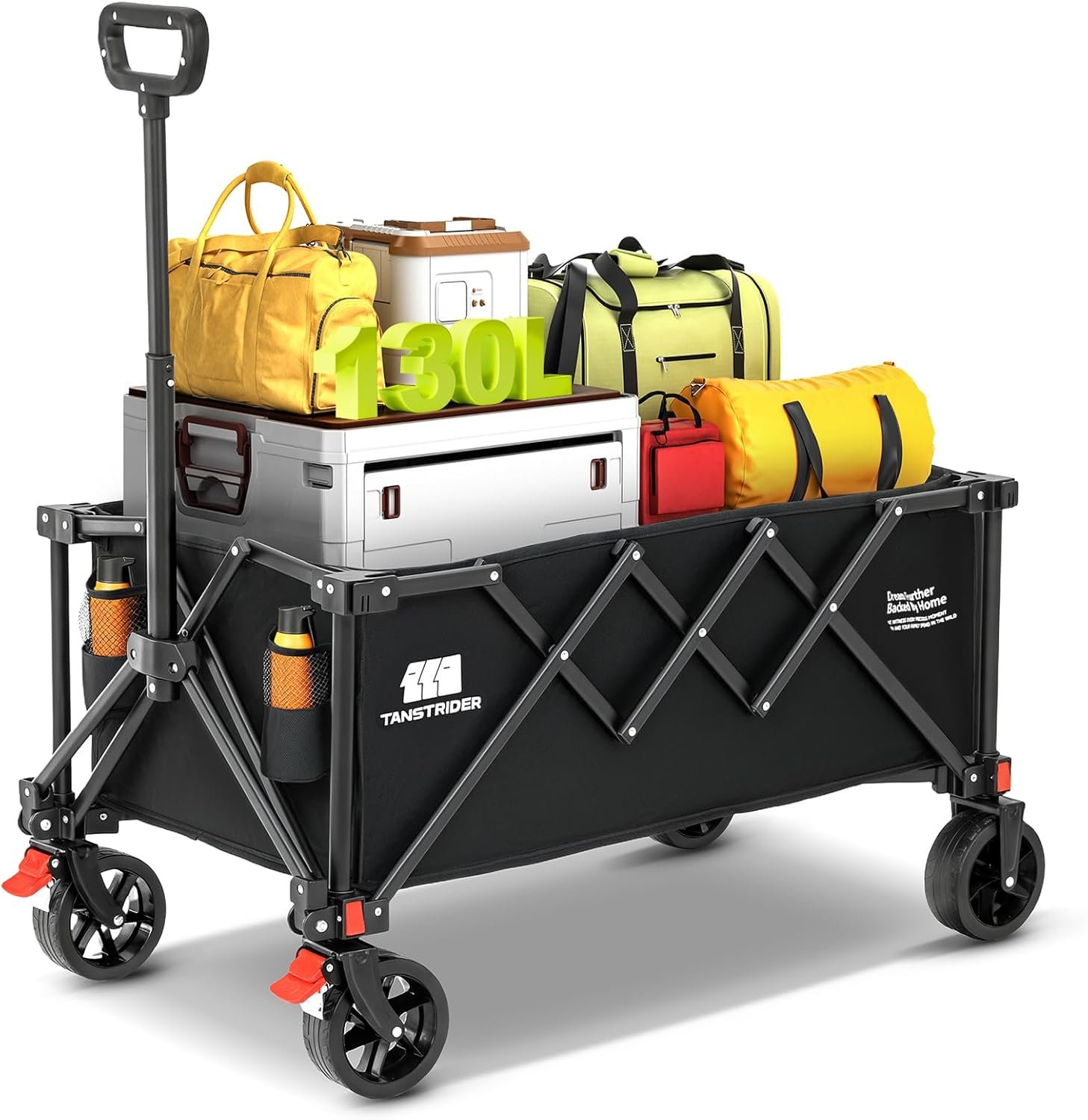 Collapsible Wagon with Wheels,Wagons Carts Foldable Wagon