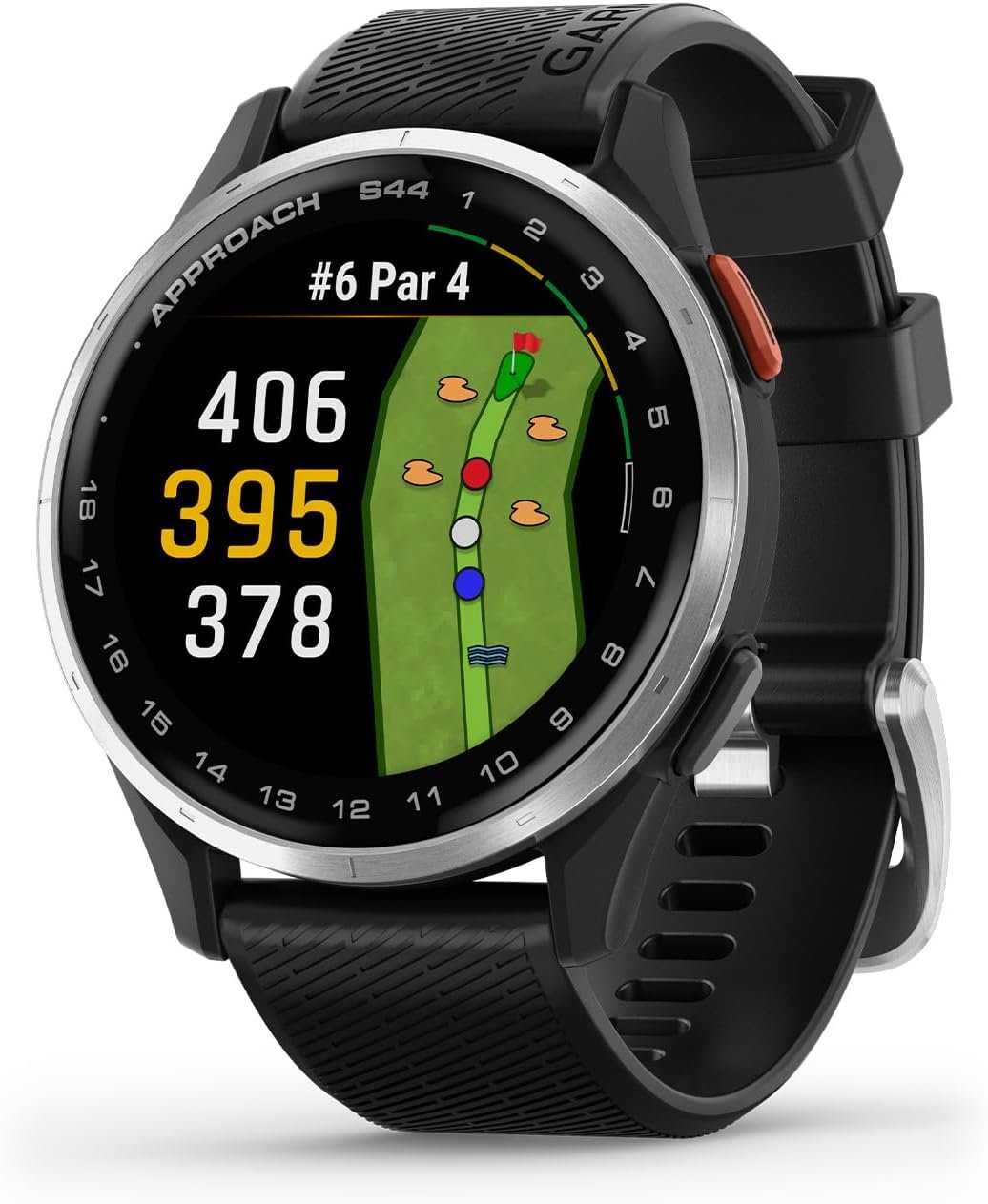Garmin Approach® S44, Essential Golf GPS Smartwatch On-Course Features