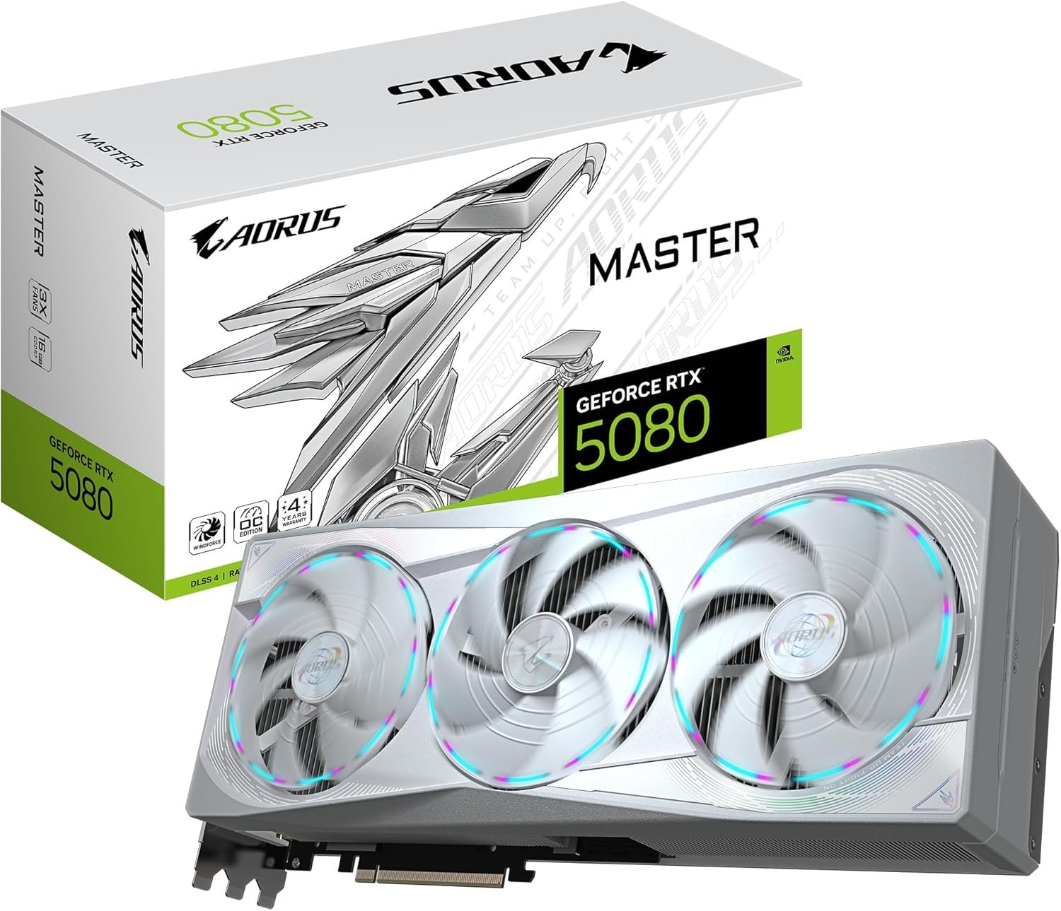 Gigabyte AORUS GeForce RTX 5080 Master ICE 16G Graphics Card