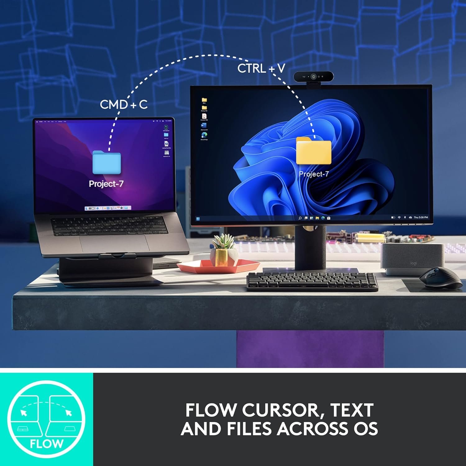 Logitech MX Master 3S Performance Wireless Mouse in action