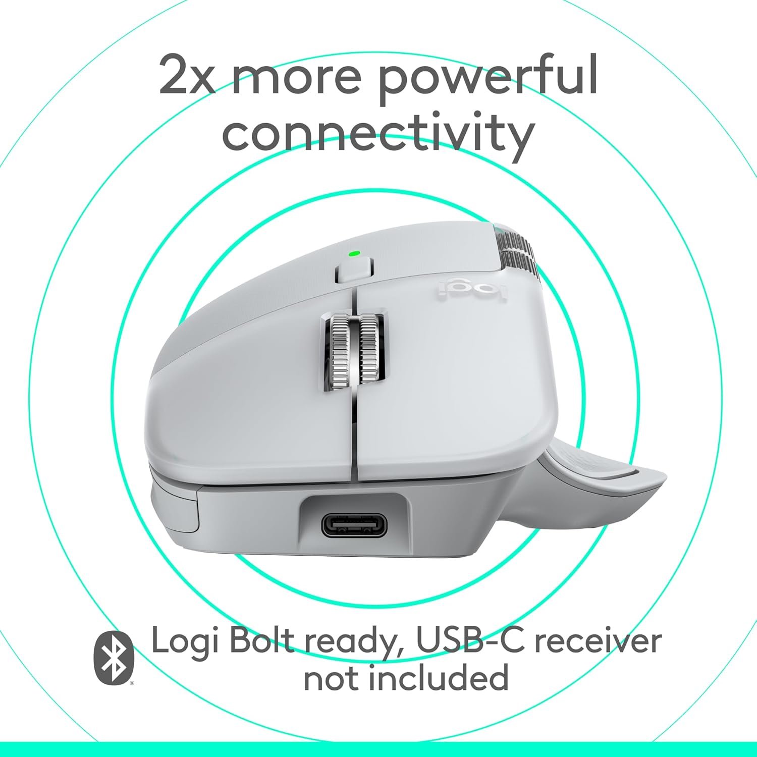 Logitech MX Master 4 Ergonomic Bluetooth Mouse in action