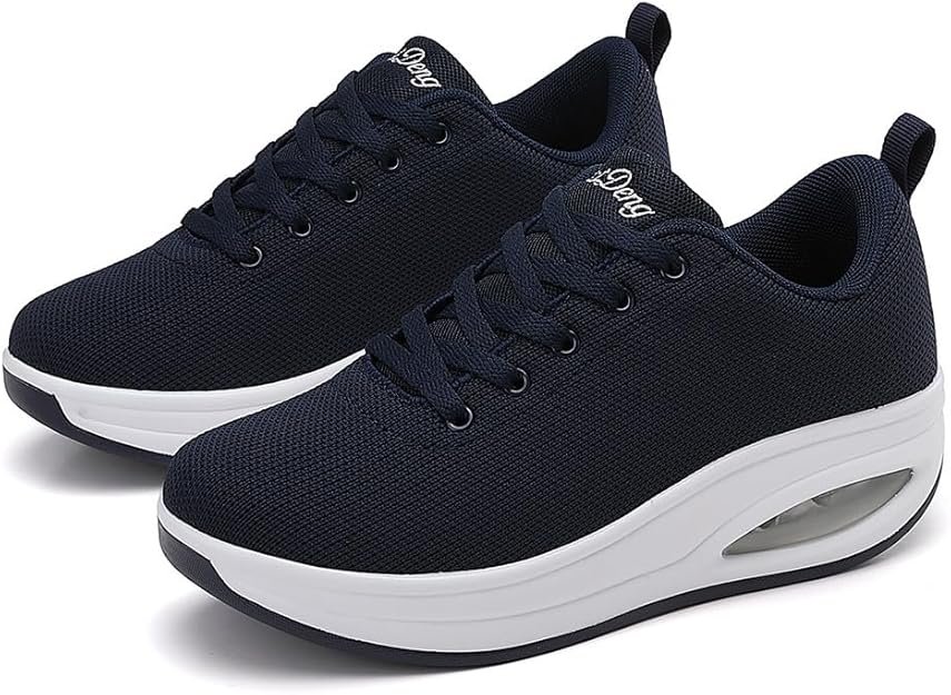 RUIDENG Walking Shoes for Women Air Cushion Nurse Slip Resistant Work