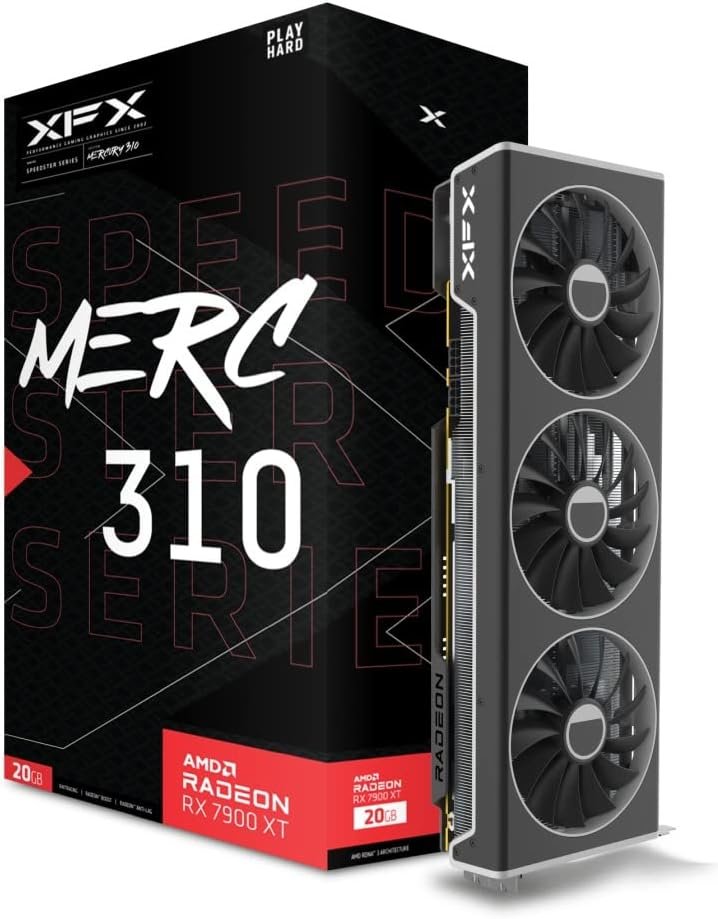 XFX Speedster MERC310 AMD Radeon RX 7900XT Ultra Gaming Graphics Card with 20GB